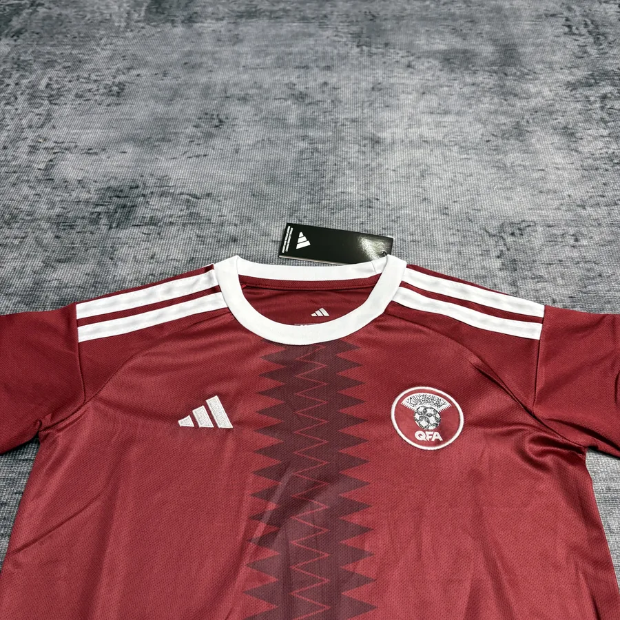 2026 Kids Qatar Soccer Jersey Home — photo 8