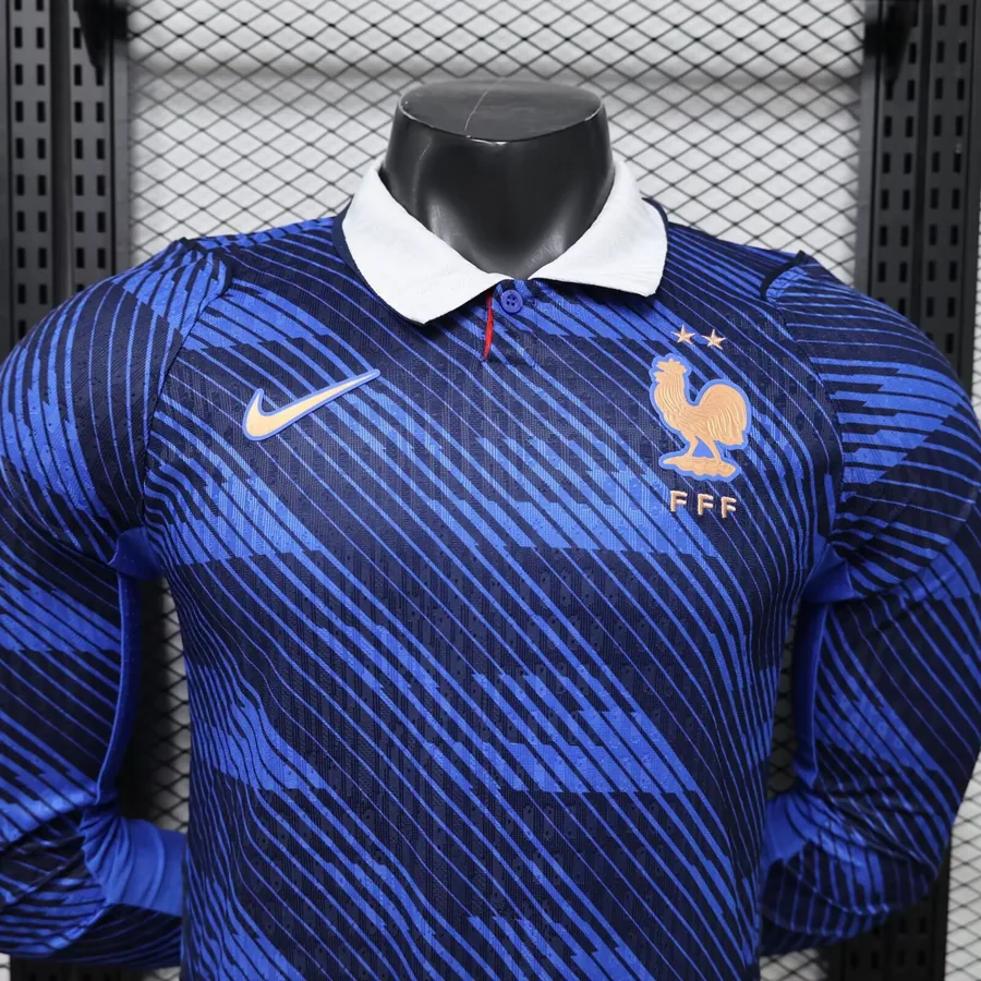 2026 France long sleeve Soccer Jersey Home — photo 10