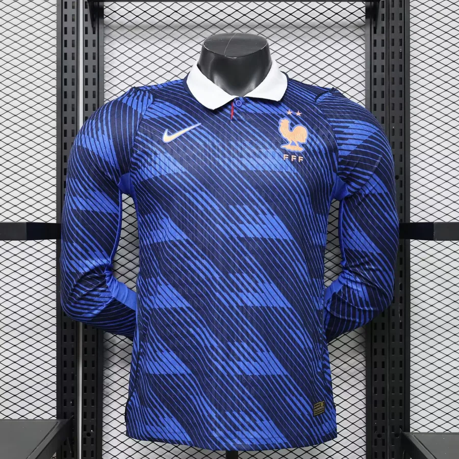 2026 France long sleeve Soccer Jersey Home — photo 11