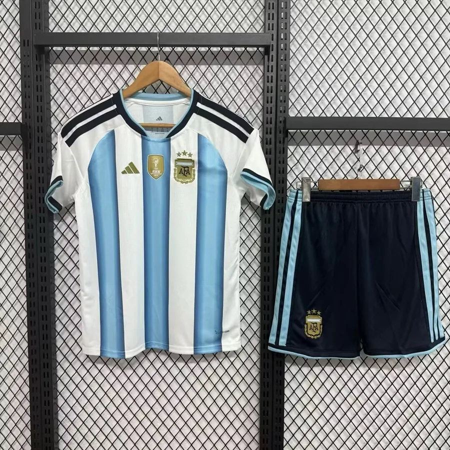 2026 Kids Argentina Soccer Jersey Home — photo 4