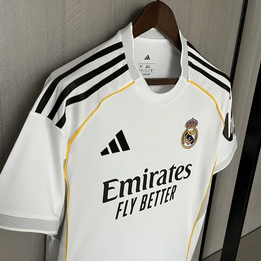 25/26 Real Madrid Soccer Jersey Home With Sponsors — photo 2