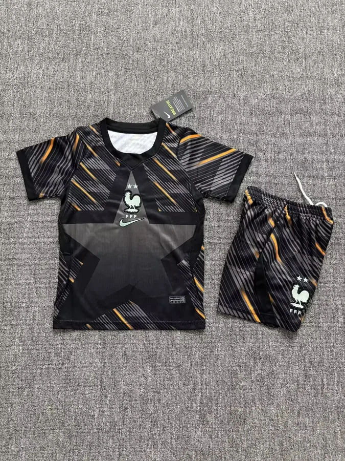 2026 kids French goalkeeper black  16# - 28# — photo 2